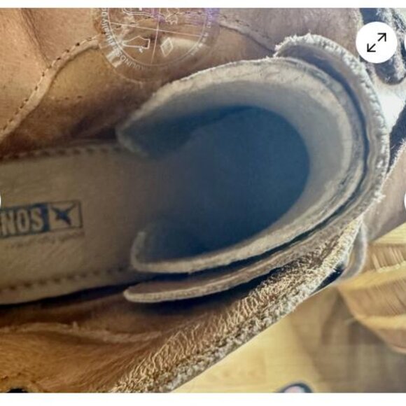 PIKOLINOS Rotterdam Ankle Boots Brown Cuero Sz EU 38 US 7.5-8 - Picture 6 of 9